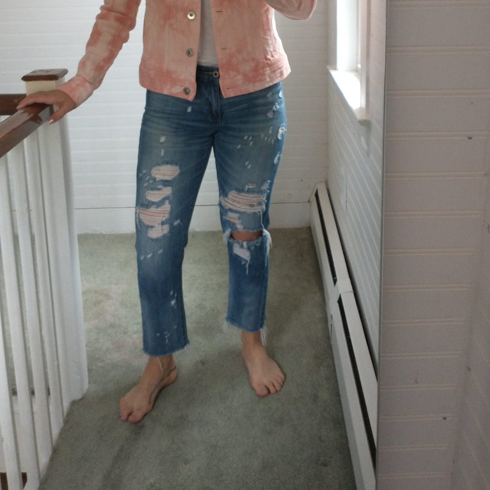 Lucky Brand Sienna Slim Boyfriend Mid-Rise Ankle
